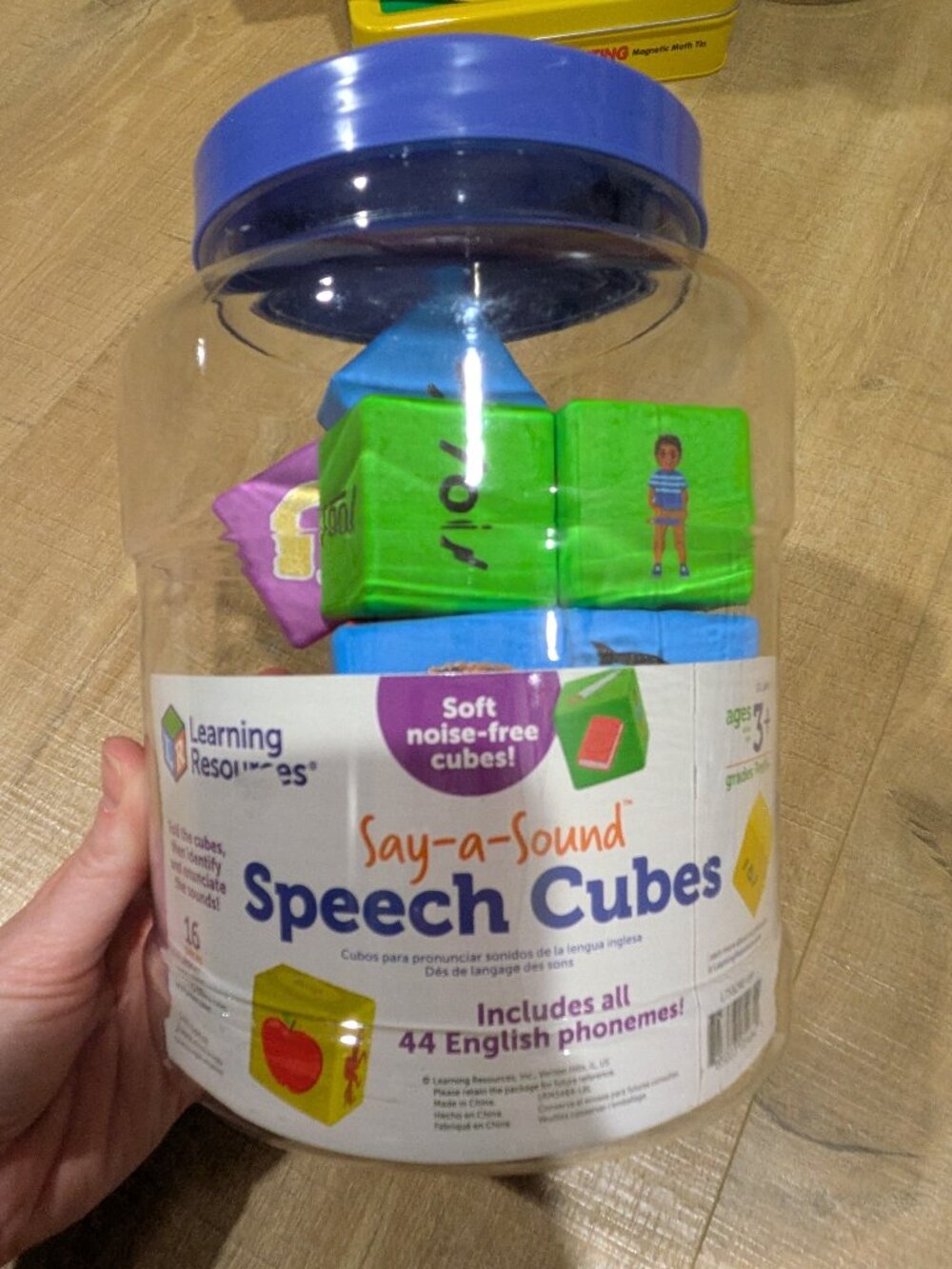 Learning Resources Say-a-Sound Speech Cubes